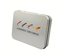 Homeponnew caddisfly lifecircle box for Nymphs Dry Flies Caddisfly Lifecircle suitable for Storage showing this tiny creature Coloras the picture shows (B)