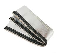 Homeponnew Car Engine Heat Shield Sleeve, Thermal Insulation Wrap Wire Hose Protector with Hook-Loop Closure, for Automotive Wiring Fuel Lines AC Hoses, 20MM Diameter 2M Length