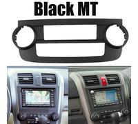 Homeponnew Car Fascia AC Air Conditioning Panel Frame 2012 Pack Plastic Car Fascia Features According to The Factory Specifications 3 Easy Installation (Black MT)