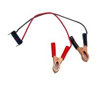 Homeponnew Car Starting Cable Adapter for Portable Jump Starter - ABS + Copper Construction, 8A Rated, Fits Sedans Up to 1.5L Displacement, Black & Red