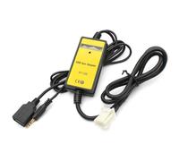 Homeponnew Car Stereo Adapter for Toyota, MP3 WMA Decoding, USB Port, 3.5mm AUX Input, Control via Car Radio Panel or Steering Wheel, for Corolla, for Camry