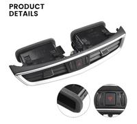 Homeponnew Center for Dash Vent Assembly for 2020 Pack Plastic Center Dash Features Direct Replacement to Your Unit No Assembly Required