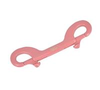Homeponnew Double-Ended Bolt Snap Hook for Scuba Diving - 90 mm Stainless Steel (316) Diving Clip with One-Handed Locking Mechanism, Compatible with BCDs and Weight Belts (Pink)