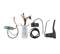 Homeponnew E-Scooter Controller Replacement 36V 350W 15A, with Display Dashboard & Accelerator/Brake Wires, Complete Repair Kit for Electric Scooter Accessories(A)