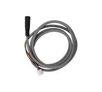 Homeponnew Electric Scooter Communication and Power Cable for M365, 1S, and Pro Models - 124 cm Length, M8 Round Connector (9.2 mm), Plastic Housing (Grey)