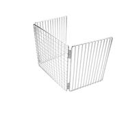 Homeponnew Foldable Stainless Steel BBQ Grate Mesh Barbecue Grill Net with Bag, 50x20cm Large Cooking for surface for Outdoor Grilling and Camping