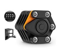 Homeponnew for Durable Alloy Material Made of alloy material this foldable for Bike lock ensures durability and protection The ABS plastic coating and internal alloy steel lock ...