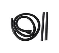 Homeponnew For Karcher WD2, MV2 and MV3 Vacuum Cleaner Suction Hose Pipe Extension Tubes, 2-Piece Set, 45cm, Black