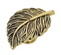 Homeponnew for Leaf Shape Wardrobe Knob in Zinc Alloy for Cabinet and Furniture Doors, Decorative Handles Compatible with Cupboard Drawers, Gold/Silver/Antique Finishes