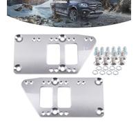 Homeponnew For LS Swap Motor Mount Adapter Plates - Billet Aluminum Bracket Kit Compatible with LS1, LS2, LS3, LQ4, LQ9, LS6, L92, L99, L33, LR4 Engines