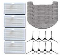 Homeponnew For MONSGA MS1 MAX Robot Vacuum Part 1 set Plastic Nylon Monsga Ms1 suitable for Home Mop ClothsWith the mop cloths leaving your floors spotless and shiny