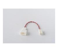 Homeponnew for Toyota Car Door Speaker Adapter Cable - ABS Audio Interface Connector for Old Big Head to Small Head Speaker Wiring (15 cm, White)