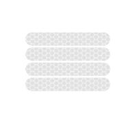 Homeponnew Front Rear Wheel Cover Reflective Sticker for 85 * 13mm 1 set Front Rear or cycle paths wind and rain Water-resistant and wear-resistant (Silver)