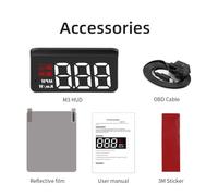 Homeponnew Head-Up Display (HUD) for BMW M3 with Speed, Water Temperature, Voltage and Mileage Projection, High-Definition Screen and Automatic Brightness Adjustment