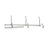 Homeponnew Heavy Duty Under Shelf Hook for Mugs Utensils(26CM) | Maximizes vertical space, keeps counters tidy, holds mugs cups utensils, sleek silvery finish