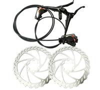 Homeponnew High Grade Material Made of aluminum alloy these for Bicycle disc brakes are crafted with high grade material for durability and reliability The brakes are resistant ...