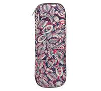 Homeponnew Knitting Needle Storage Case Organizer Bag for Crochet Hooks and Sewing Tools, Large Capacity Travel Pouch for Knitting Accessories, 15.5 x 2.5 x 40 cm
