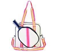 Homeponnew LARGE CAPACITY STORAGE This neoprene paddle bag offers ample space to store your pickleball paddles and accessories keeping everything organized and easily access...