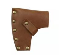 Homeponnew Leather for AXE Head Cover for Camping Hatchets & Axes - for DURABLE Protective Sheath, 9 x 10.5 cm, Black or Brown, 21 g (Brown)