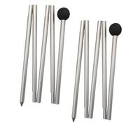 Homeponnew Lightweight and for Durable These camping tent poles are made of aluminum alloy material they are lightweight for easy carrying and resistant to rusting for for f...