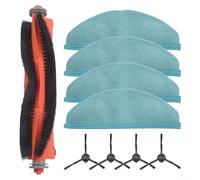 Homeponnew Main Side Brush And Mop Cloth Kit For HomeRun Vacuum Cleaner Robot 7000 Series XU7000/01 XU7000/02 XU7100/01 XU7100/02 XV1472/00 XV1470/00 For Karcher RCV 5(B)