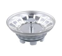 Homeponnew McAlpine BSKTOP Basket Strainer Waste with Rubber Finger Seal, Stainless Steel Material for Durable Sink Drain Performance