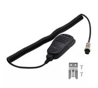 Homeponnew MH-31B8 8Pin Hand Microphone for Yaesu FT-847 FT-920 FT-DX5000 - ABS Shell with for tpu Spiral Cable - Clear Voice Transmission - Ham Radio Accessory - Black 90x55mm