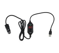 Homeponnew Mini USB Aquarium Heater Submersible Fish Tank Heating Rod Temperature Control Thermostat With LED Display For Small Tropical Fish Tanks Turtle Tank Water Temperature Adjustment 18-34°C