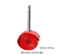 Homeponnew Mountain for Bike for TPU Inner Tubes 48mm Rubber Mountain for Bike resulting in a more agile ride increasing their lifespan providing a and reliable support (26x1.25/1.75)