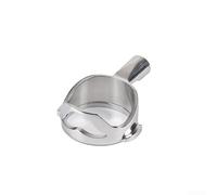 Homeponnew Naked Portafilter 58mm Compatible with E61 Machines - 304 Stainless Steel Coffee Handle for Lelit Rocket - Bottomless Design for Extraction Control(A)