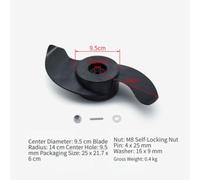 Homeponnew Outboard Engine Propellers for Electric Trolling Motors, Plastic Marine Boat with 2-Blade and 3-Blade Options, Compatible with SUNELEXE Savylor Aqua Marina Watersnake Models (C)