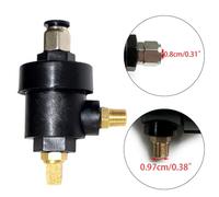 Homeponnew Quick Relief Valve for Tire Changers, G1/8 Thread Exhaust Dump Valve Compatible with 8mm Tube, Plastic Bead Breaker Release Valve