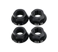 Homeponnew Secure and Stable Connection The for M 10 flange axle nuts are designed specifically for tightening for Bicycle axle wheel hubs a secure and stable connection Lightweight...