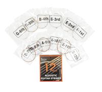 Homeponnew Shuffle 12-String Acoustic Guitar Strings with Rustproof Bronze Coating for Folk and Fingerstyle Playing