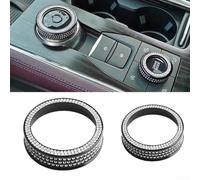 Homeponnew Sophisticated & Chic Center Console Garnish for Every Generation of The Beloved for Ford Explorers (Black)