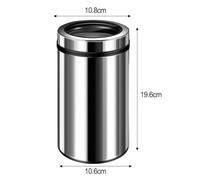 Homeponnew Stainless Steel Airtight Coffee Bean Canister with Transparent Lid, Leak-Proof Silicone Seal for Kitchen Storage, Sugar, Tea, for CANDY Jars 1500ml