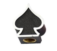 Homeponnew Unique design The valve covers feature a heart shape design adding an attractive and distinctive touch to your for Bike Easy installation No tools are needed for Suit...