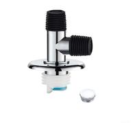 Homeponnew Washing Machine Drain Pipe Joint with One Way Valve, for Floor Drain System to Avoid Water Reversal, for 32MM and 46MM Pipes with Silicone Rings, Compatible with Two Machines