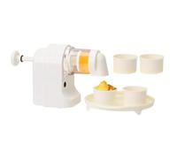 Homeponnew Wireless Slush Maker with 25,000 mAh Battery and 420 Stainless Steel Blades for Margaritas, Smoothies & Frappés, White