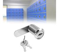 Homeponnew Zinc Alloy Cam Lock Set for Cabinets, Drawers, Lockers and Mailboxes, 10 Pack with 2 Keys per Lock, Unified Key Function, Compatible with Wood, Metal, Glass Doors