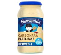 Homepride Carbonara Pasta Bake Sauce, No Added Sugars, 485 g Jar (Pack of 1)