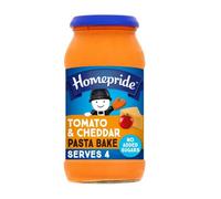 Homepride Creamy Tomato & Cheddar Pasta Bake Sauce, No Added Sugars, 485 g Jar (Pack of 1)