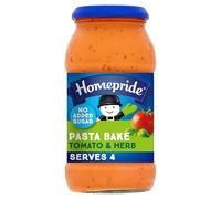 Homepride No Added Sugar Creamy Tomato & Herb Pasta Bake Sauce, 485 g Jar (Pack of 1)