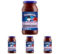 Homepride Sweet & Smoky Hunter's Chicken Cooking Sauce, 485 g Jar (Pack of 4)