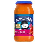 Homepride Tomato & Bacon Pasta Bake Sauce, 485 g Jar (1-Pack)