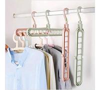 HomePro 8 Pieces Wonder Hanger to fit over 40 items - More space in your closet -Triple you closet space - Wonder hangers