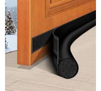 HomeProtect 36 Inch Adjustable Door Draft Blocker, Black