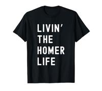 Homer Living The Homer Life Name Value Graphic T-Shirt