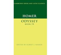 Homer: Odyssey Book IX (Cambridge Greek and Latin Classics)