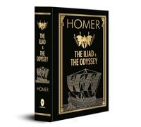 HOMER: The Iliad & the Odyssey Deluxe Hardbound Edition by Homer (Hardback Book)